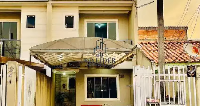 Sobrado com 2 quartos 1 sendo uma suíte  à venda no sítio cercado – 120 m², suíte com sacada e espaço gourmet