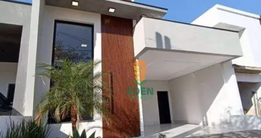 Casa térrea com 3 quartos, sendo 1 suíte, 3 banheiros, garagem para 4 carros, à venda no condomínio reserva ipanema, sorocaba/sp