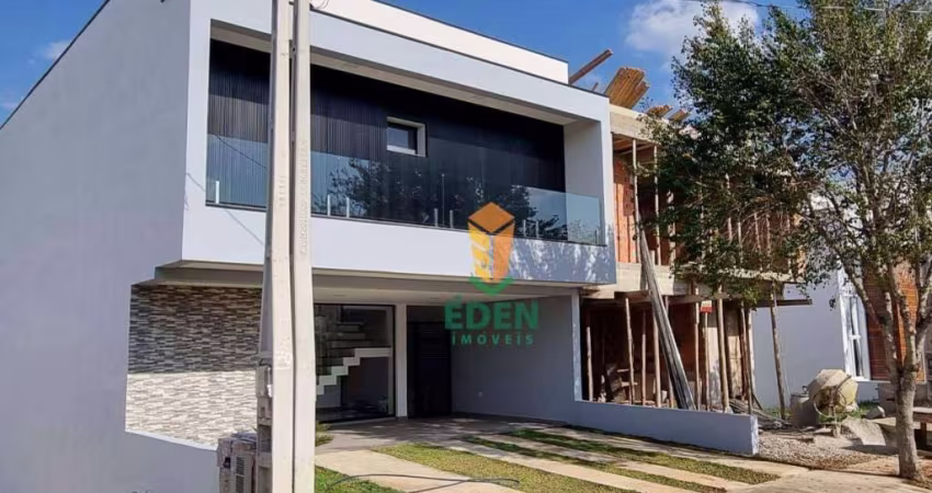 Casa com 3 suítes, sendo 1 master, 5 banheiros, garagem pra 4 carros, à Venda no Condomínio Terras de São Francisco, Éden, Sorocaba/SP