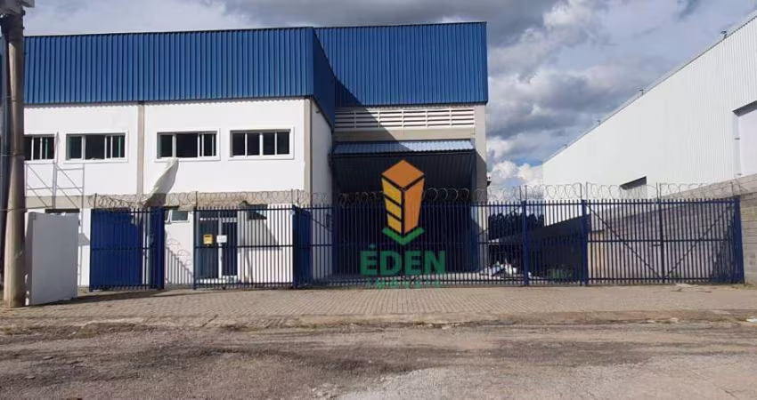 Galpão Industrial com 750 metros quadrados, pé direito de 10m, piso industrial, doca, para Locação na Avenida Jaraguá, Aparecidinha, Sorocaba/SP