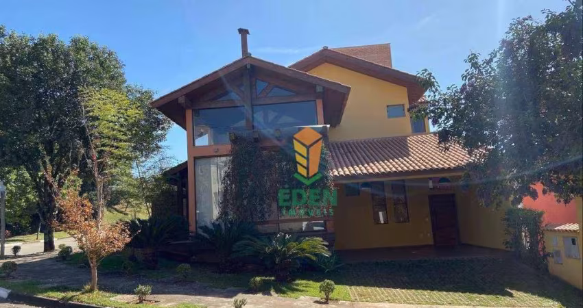 Casa com 3 suítes, sendo uma master, 5 banheiros, garagem para 5 carros, à Venda no Condomínio Residencial Aldeia da Mata, Votorantim/SP