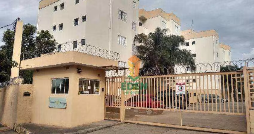 Apartamento com 2 quartos, um banheiro, uma sala com sacada, cozinha, à Venda ou Locação no Residencial Alamanda, Aparecidinha, Sorocaba/SP