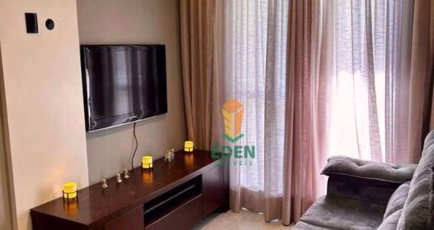 Apartamento com 2 quartos equipados com armários planejados, para Locação ou Venda - Condomínio Palácio San Marco, Parque Campolim, Sorocaba/SP