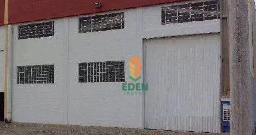 Galpão industrial com 750 metros quadrados, pé direito de 7m, para locação na avenida paraná, cajuru do sul, sorocaba/sp