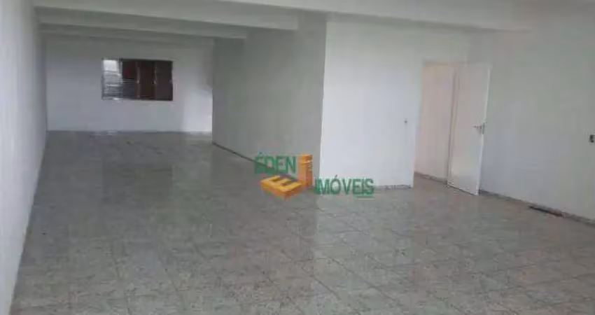 Salão comercial amplo com 140m² para locação na alameda flamboyant, terras de arieta, cajuru do sul, sorocaba/sp