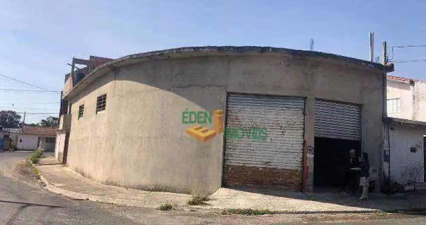 Galpão Comercial com 190 metros quadrados, 2 banheiros, cozinha e 2 kitnets, à Venda na Rua Paulo Victor Trevisan, Jardim Turmalina, Sorocaba/SP