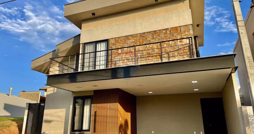 Casa moderna de alto padrão em condomínio rodeado pela natureza