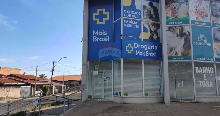 Salão comercial com mezanino - 84 m² - para aluguel