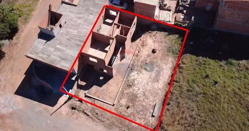 Terreno de 320 m² com casa em construção a venda  na área rural de  artur nogueira,