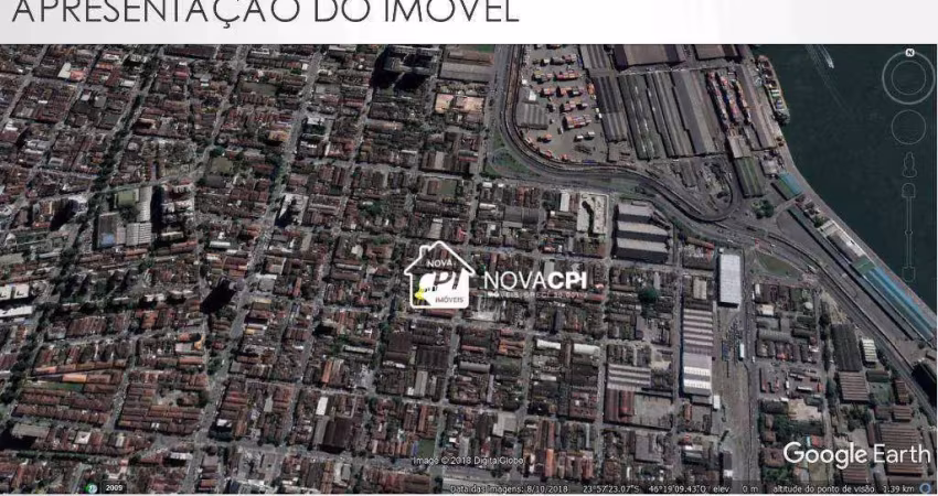 Terreno à venda, 450 m² por R$ 1.800.000,00 - Macuco - Santos/SP