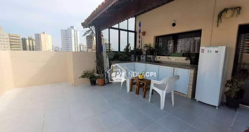 Cobertura com 2 dormitórios à venda, 161 m² por R$ 480.000,00 - Vila Tupi - Praia Grande/SP