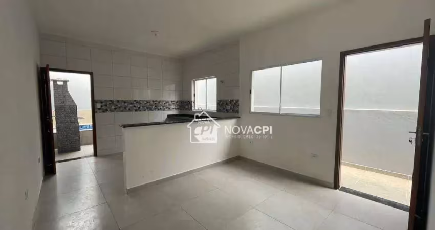 Casa com 2 dormitórios à venda, 80 m² por R$ 380.000,00 - Balneário Jussara - Mongaguá/SP