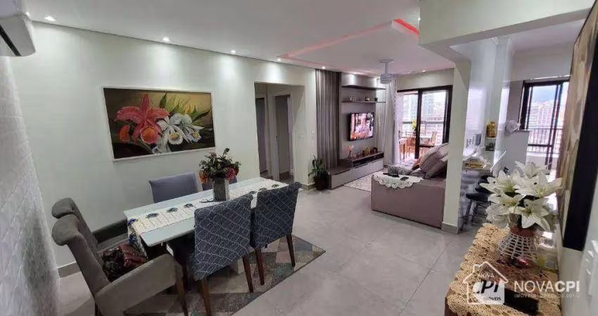 Apartamento com 2 quartos na guilhermina praia grande/sp