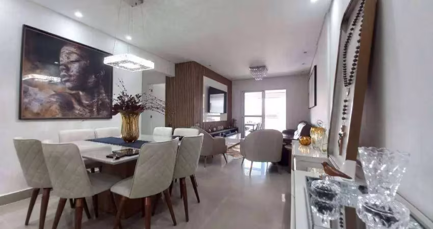Apartamento com 3 quartos canto do forte em praia grande/sp