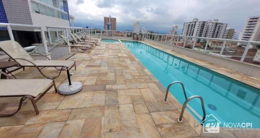 Apartamento PORTEIRA FECHADA com 2 quartos à venda na Aviação Praia Grande/SP
