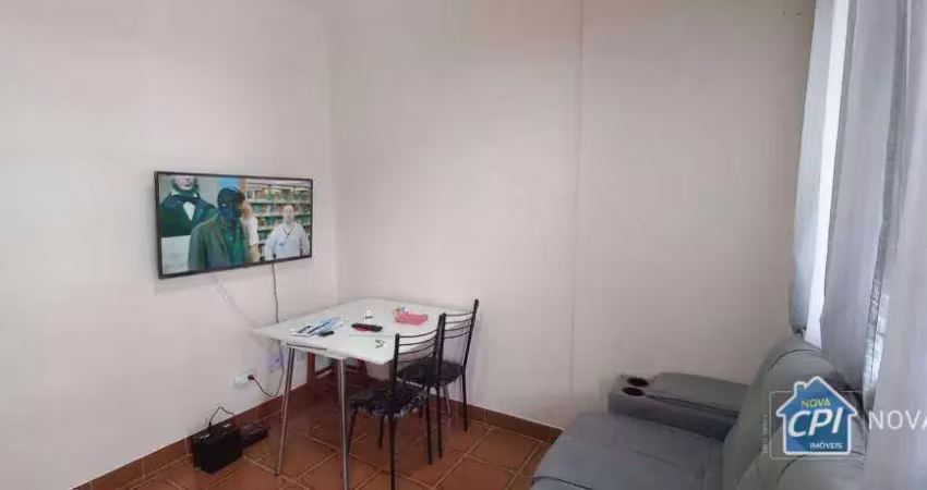 Apartamento com 1 quarto canto do forte na praia grande/sp