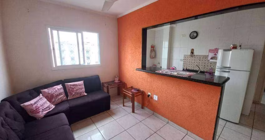 Apartamento na Ocian em Praia Grande com 1 Quarto Mobiliado Pronto Para Morar