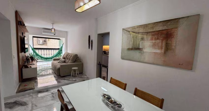 Apartamento à venda ou para locação - 129 m² - Campo Grande, Santos/SP