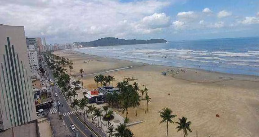 Apartamento FRENTE MAR com 1 Quarto na Vila Guilhermina em Praia Grande/SP