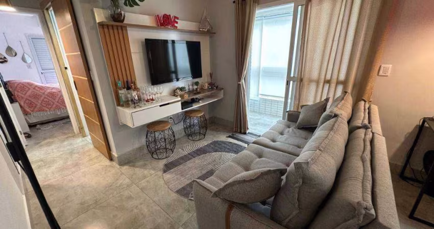 Apartamento MOBILIADO com 1 Quarto na Vila Guilhermina em Praia Grande/SP