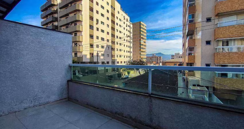 Sobrado à venda na Aviação, Praia Grande – 3 quartos, 2 sacadas, 3 banheiros e 1 vaga – Aceita financiamento
