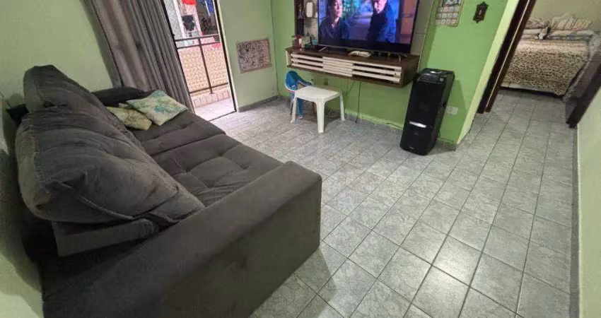 Apartamento com 1 quarto na vila guilhermina em praia grande/sp