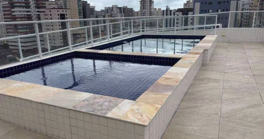 Apartamento com 2 quartos na guilhermina em praia grande/sp