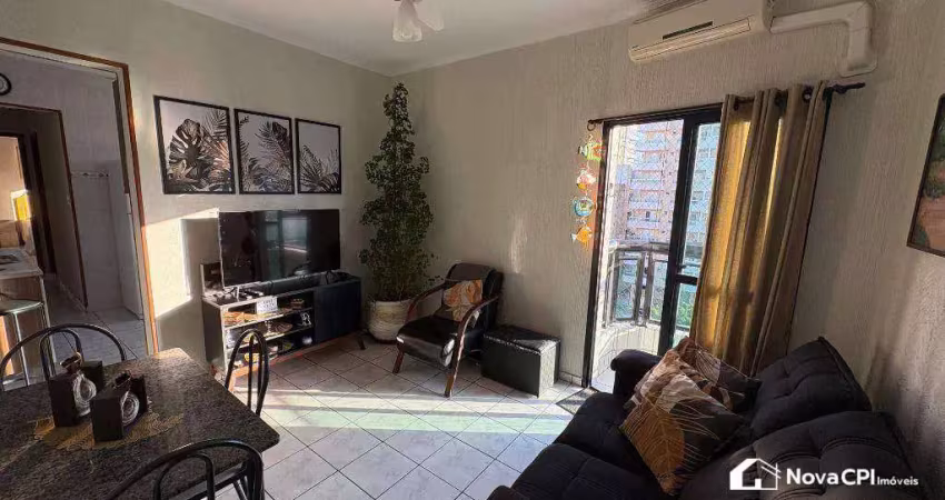 Apartamento com 1 quarto na vila guilhermina em praia grande/sp