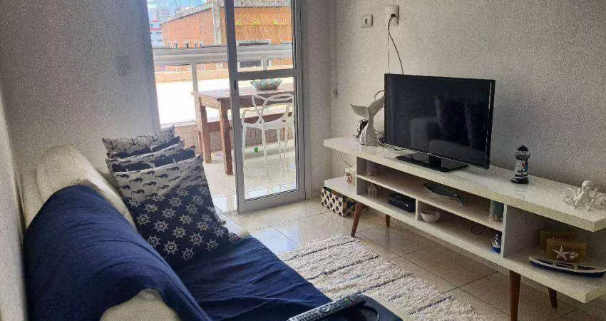 Apartamento mobiliado com 2 quartos na aviação em praia grande/sp