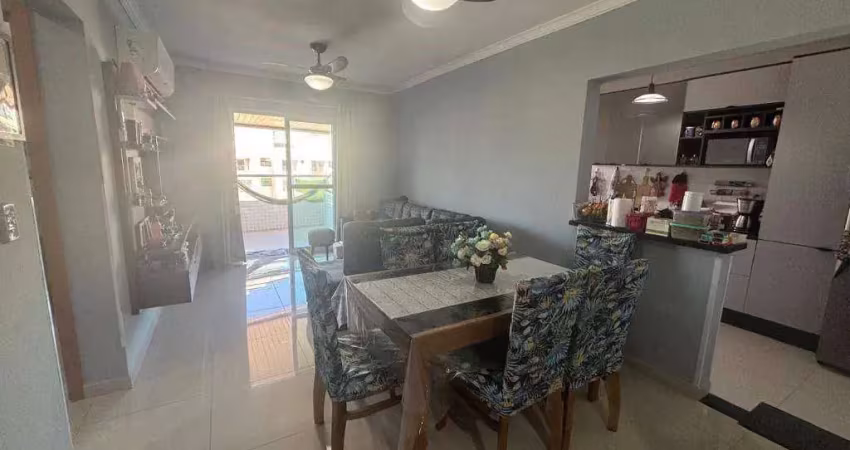 Apartamento vista mar com 2 quartos na vila guilhermina em praia grande/sp