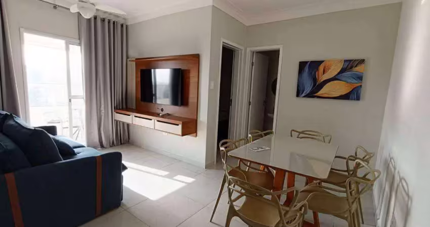 Apartamento mobiliado com 1 quarto na aviação em praia grande/sp
