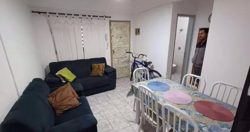 Apartamento mobiliado com 2 quartos no boqueirão em praia grande/sp