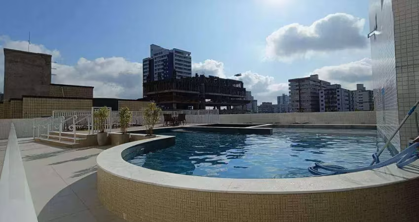 Apartamento com 2 quartos na aviação em praia grande/sp