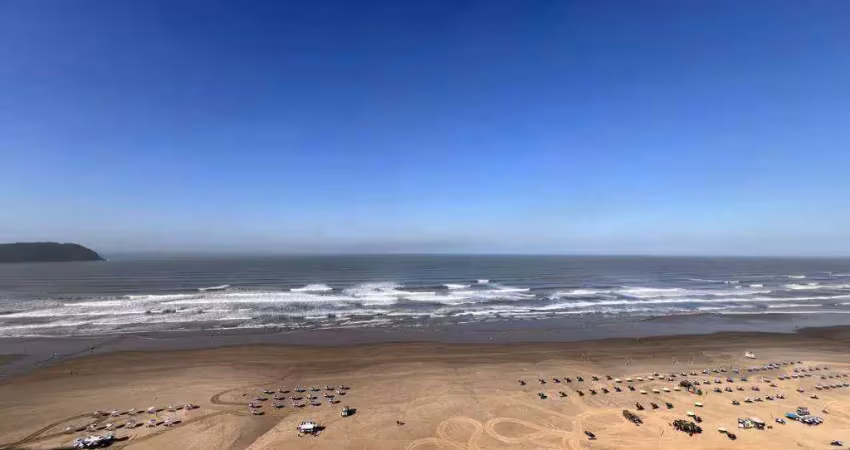 Apartamento mobiliado com vista para o mar – 2 dormitórios, 1 suíte, 2 vagas e lazer completo
