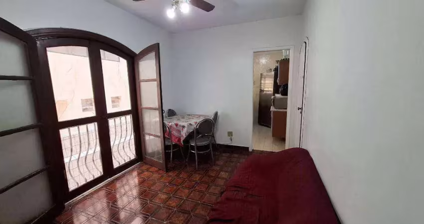 Apartamento com 1 quarto vila guilhermina na praia grande/sp
