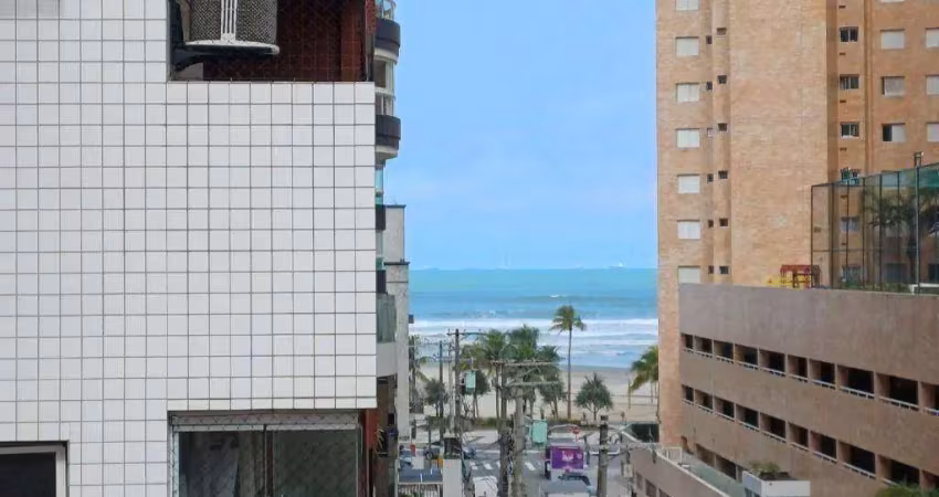 Apartamento com 1 quarto e vista lateral para o mar à venda na praia grande – apenas 150 metros da praia