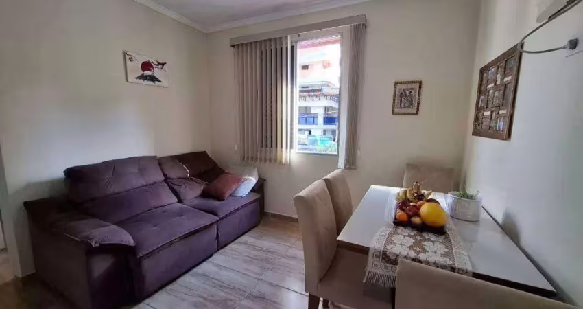 Apartamento mobiliado com 1 quarto à venda no bairro guilhermina – praia grande
