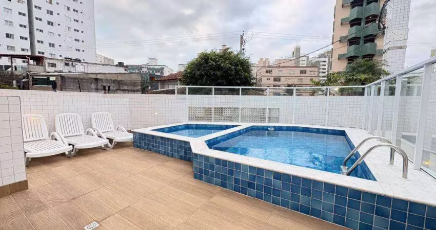 Apartamento 2 quartos a apenas 200 metros da praia na mirim em praia grande/sp