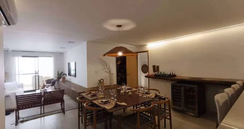 Apartamento alto padrão com 152m²  no canto do forte em praia grande/sp