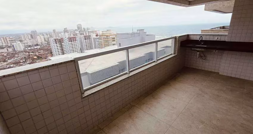 Apartamento 2 suítes com vista mar e lazer completo na vila caiçara – praia grande