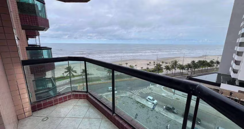 Apartamento com vista mar no caiçara em praia grande – 2 quartos, suíte e lazer completo