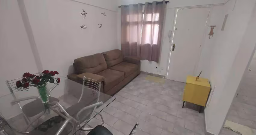 Apartamento 1 quarto mobiliado no boqueirão – 35m², 1 vaga, 400m da praia, financia