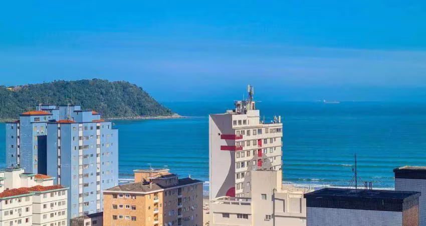 Apartamento com vista mar em praia grande com 2 quartos lazer completo