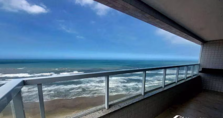 Apartamento em praia grande 3 suítes lazer completo vista mar