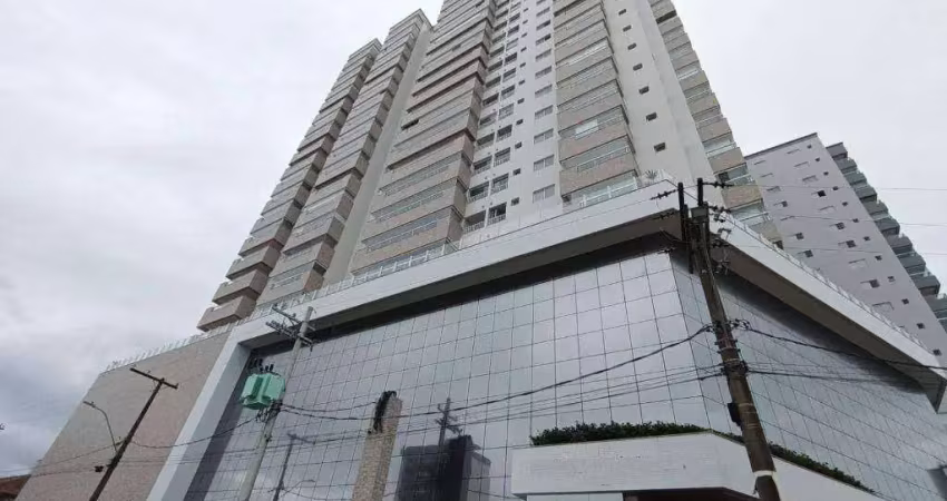 Apartamento na praia grande com 2 suítes lazer completo frente mar