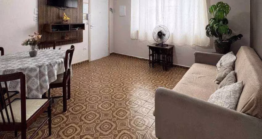 Apartamento 2 quartos na guilhermina em praia grande – semi mobiliado e