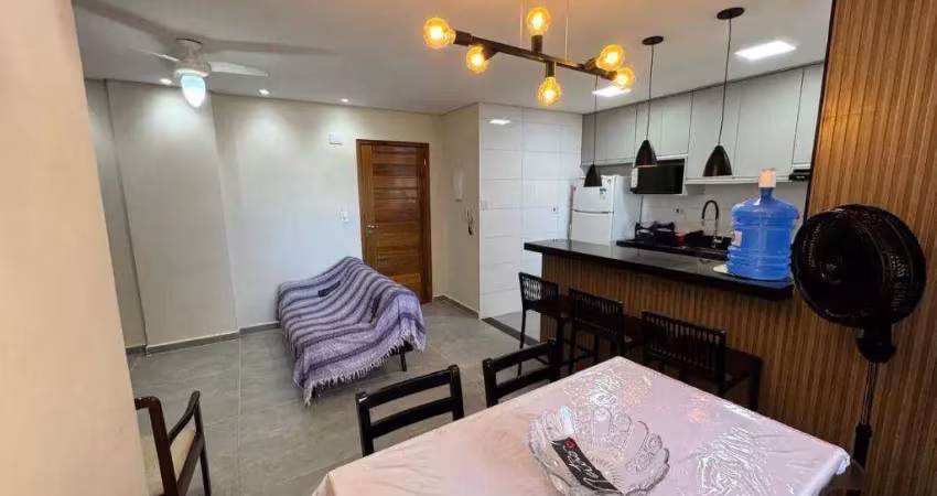 Apartamento 1 dormitório mobiliado com vista para o mar em praia grande – pronto para morar e aceita financiamento