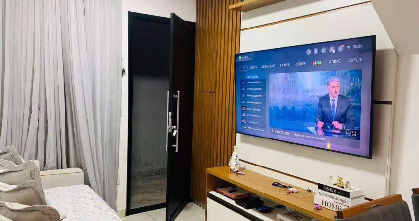 Casa de condomínio térrea com 2 quartos e churrasqueira na guilhermina – praia grande