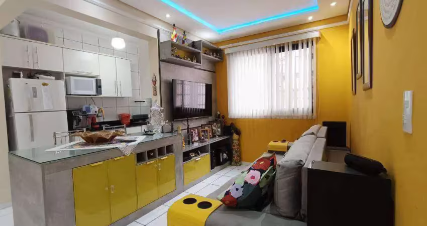 Apartamento 2 dormitórios mobiliado a 400m da praia em praia grande