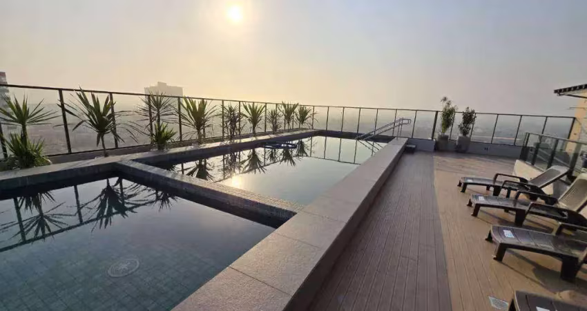 Apartamento na guilhermina em praia grande com 2 quartos lazer completo